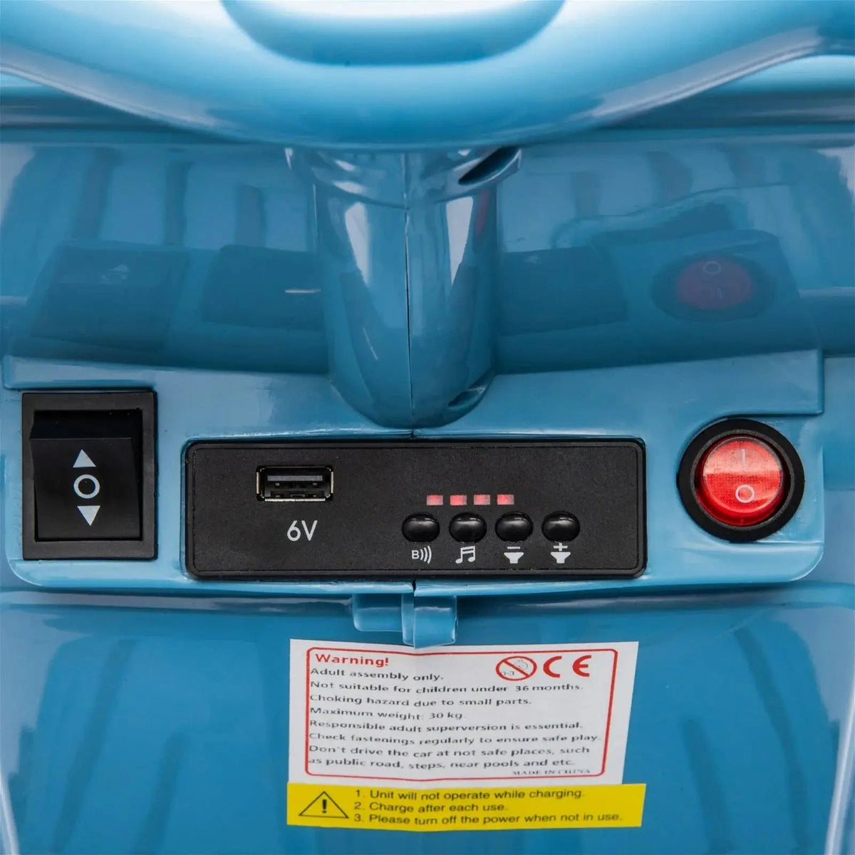 12V Vespa Ride-On Scooter for Kids