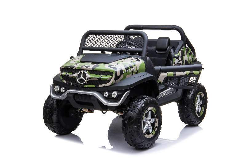 2026 24V Mercedes Unimog 2 Seater Kids Ride On Car with Remote Control
