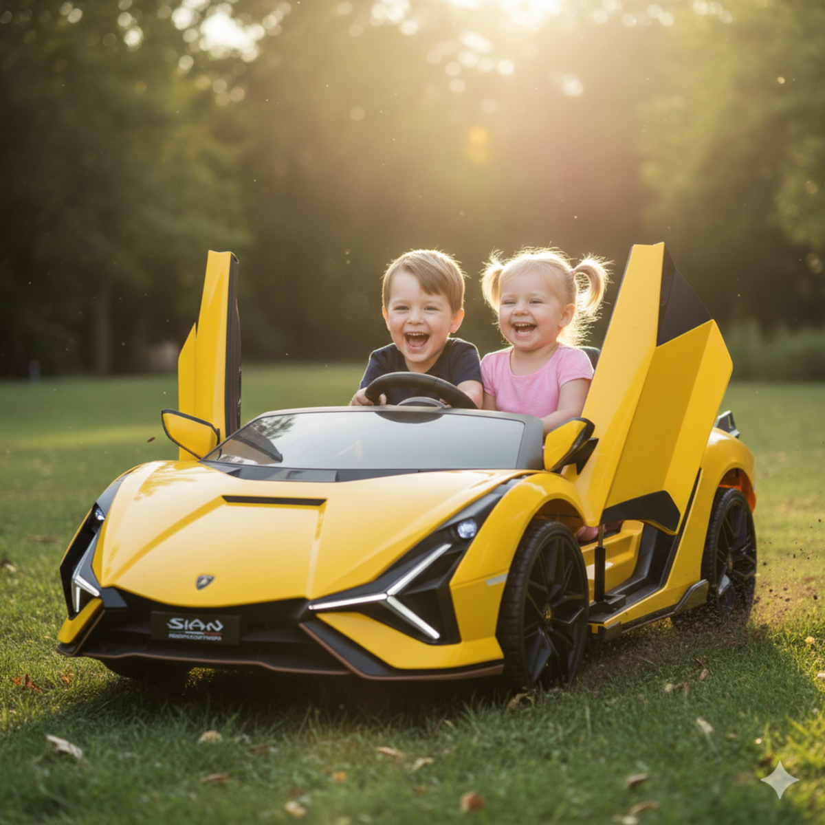 2026 24V Lamborghini Sian 2-Seater Ride-On Car