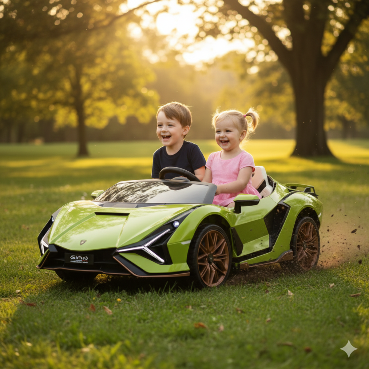2026 24V Lamborghini Sian 2-Seater Ride-On Car
