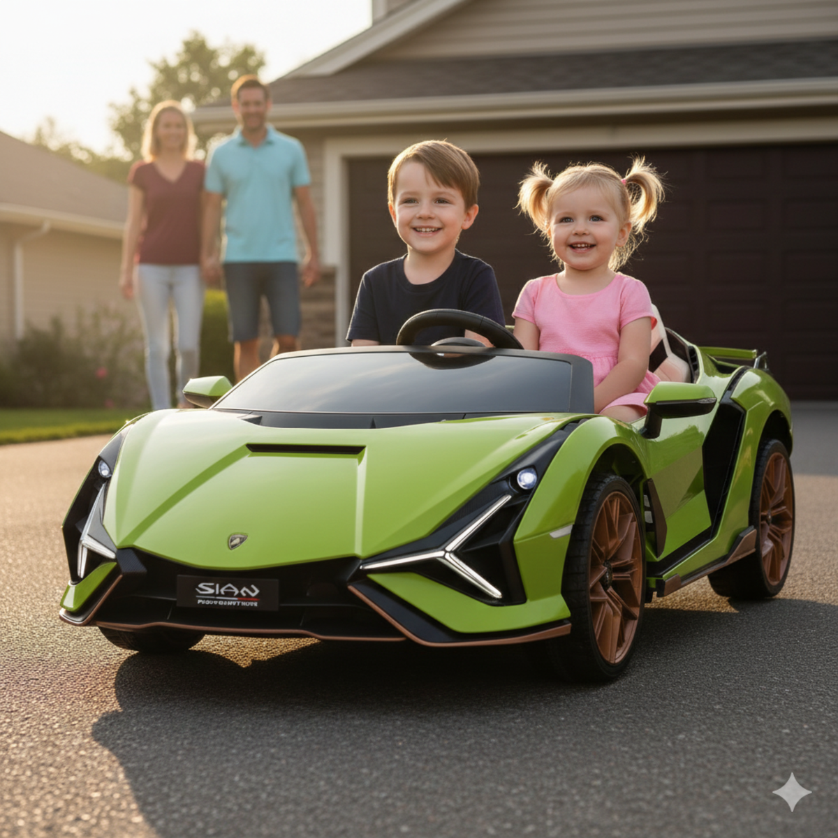 2026 24V Lamborghini Sian 2-Seater Ride-On Car