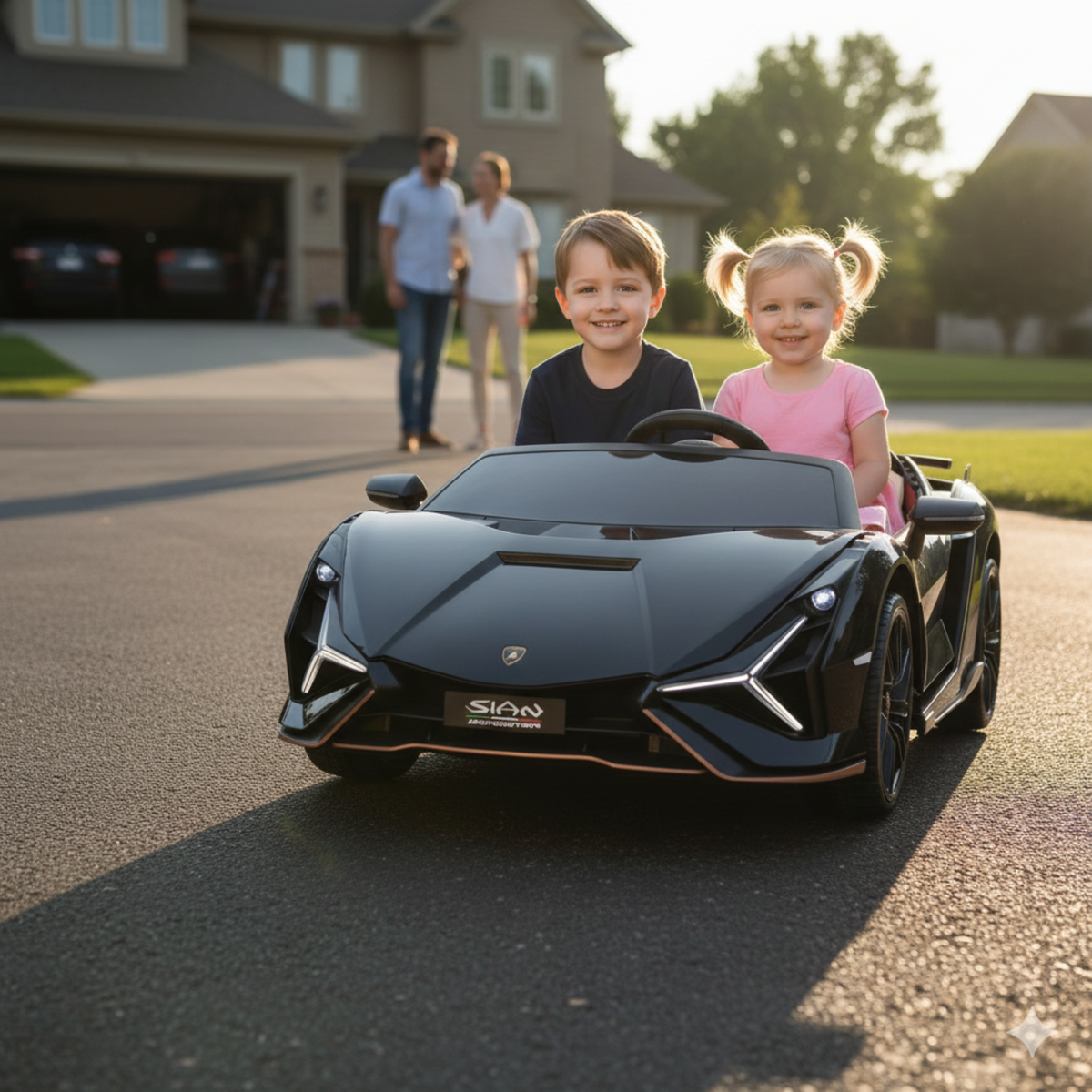 2026 24V Lamborghini Sian 2-Seater Ride-On Car
