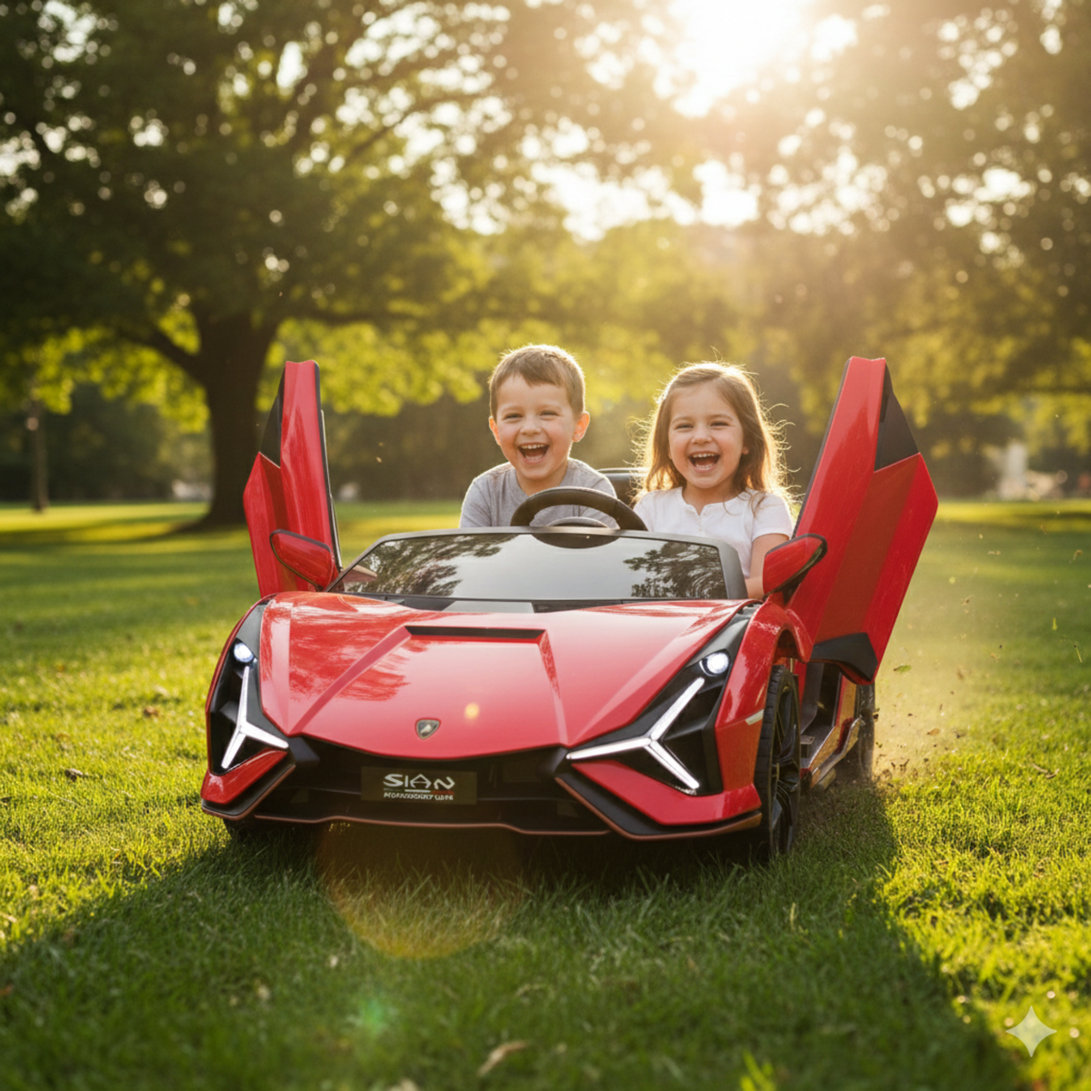 2026 24V Lamborghini Sian 2-Seater Ride-On Car