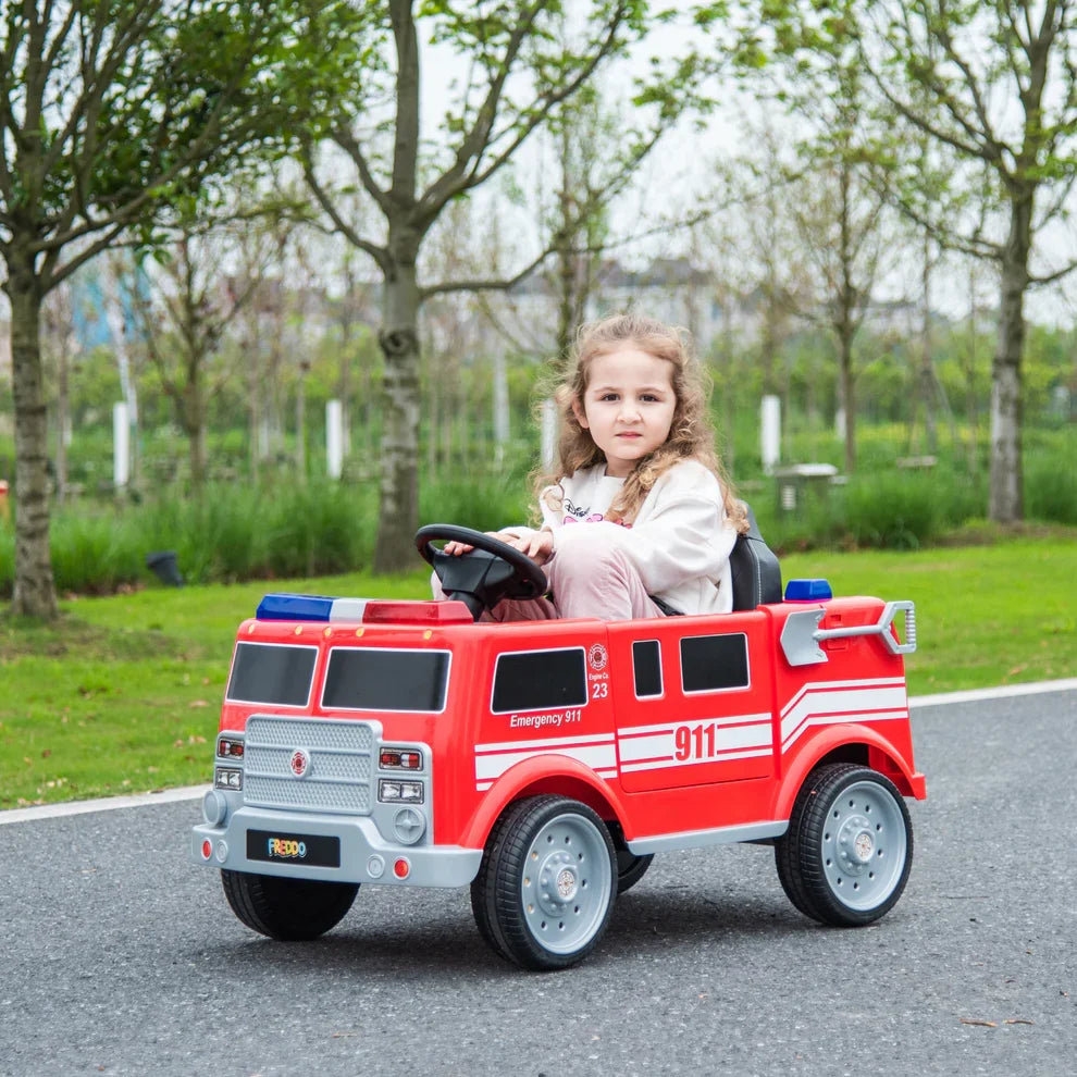 12V Fire Truck 1 Seater Ride on