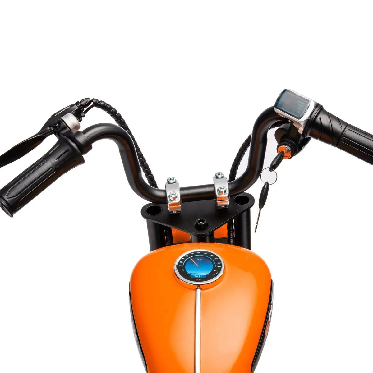 36V E-Chopper, Leather Seat, Rubber Air Wheels, Brushless Motor, 1 Seater