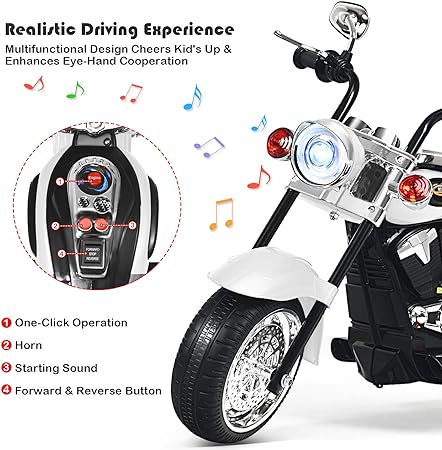 6V Chopper Style Kids Ride On Trike