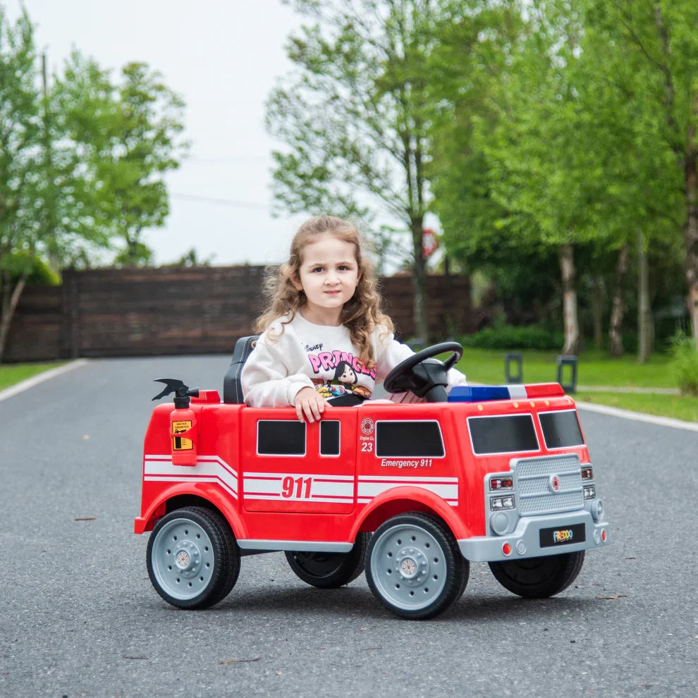 12V Fire Truck 1 Seater Ride on