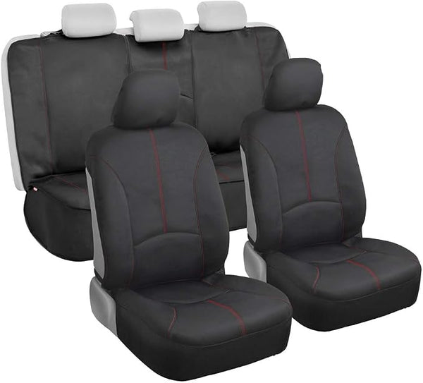 Neoprene Car Seat Covers โ Full Set โ Red