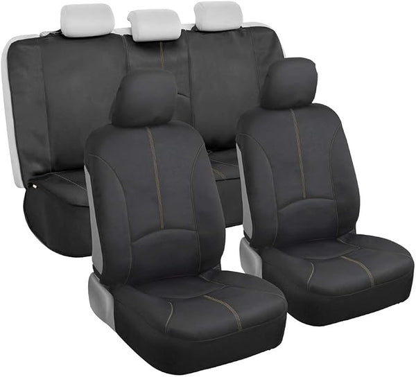 Neoprene Car Seat Covers โ Full Set โ Beige