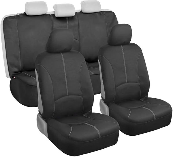 Neoprene Car Seat Covers โ Full Set โ Gray
