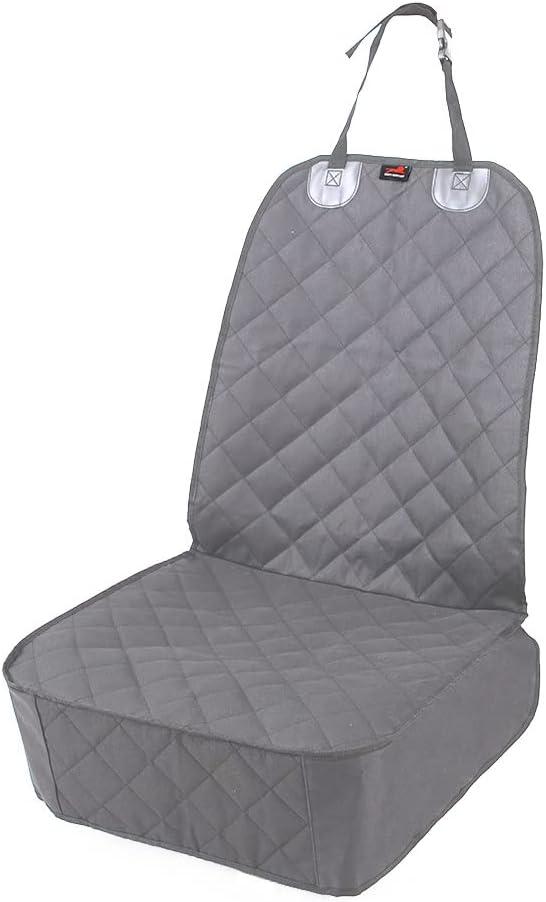 Pet Car Seat Protector โ Front Seat โ Gray