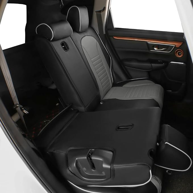 Faux Leather Seat Covers for Honda CR-V — Full Set — Black / Gray