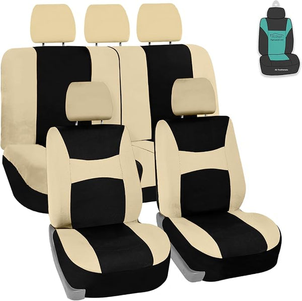 Universal Seat Covers โ Full Set โ Beige