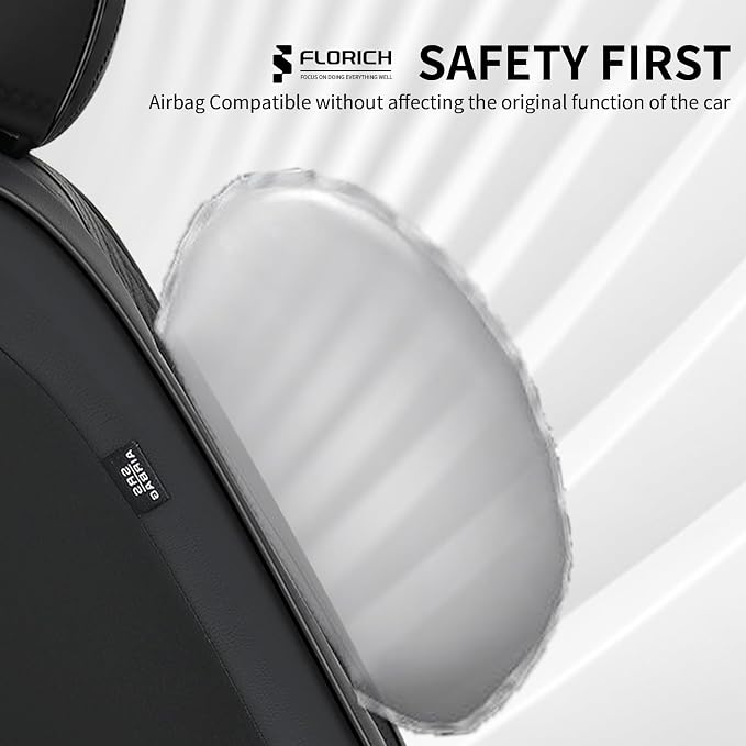 Universal Seat Covers — Front Seat — Black