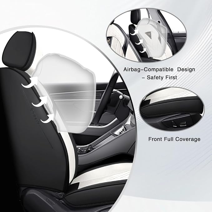 Seat Covers for Toyota 4Runner — Full Set — Cream / White