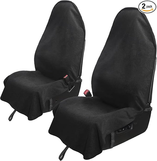 Pet Car Seat Protector โ Front Seat โ Black