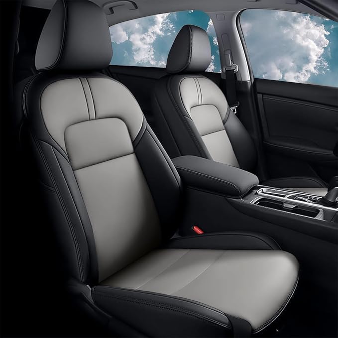 Seat Covers for Nissan Sentra — Full Set — Black / Gray
