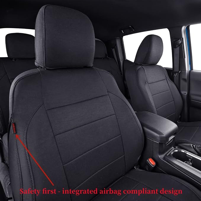 Seat Covers for Toyota Tacoma — Front Seat — Black