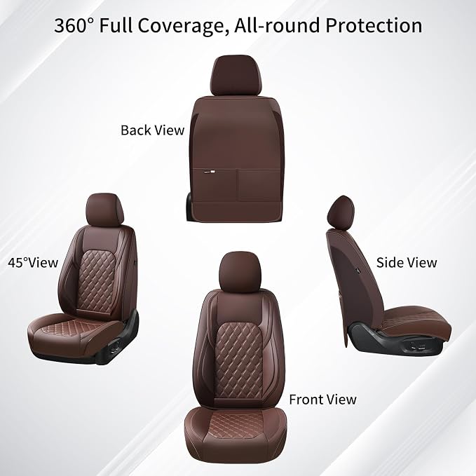 Seat Covers for Toyota Tacoma — Front Seat — Coffee