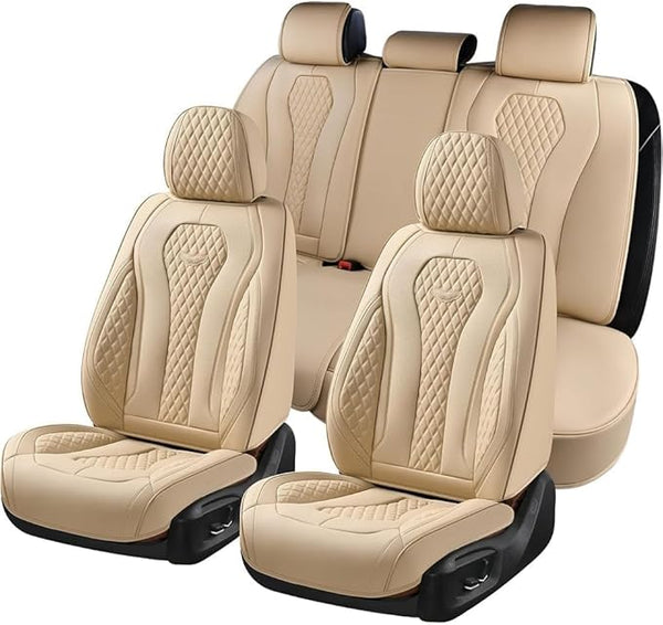 Universal Seat Covers โ Full Set โ Beige