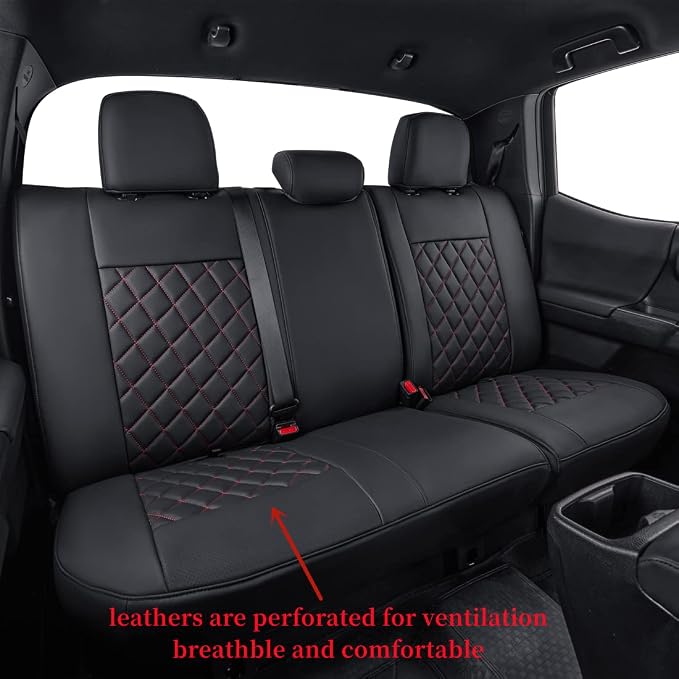Seat Covers for Toyota Tacoma — Full Set — Black
