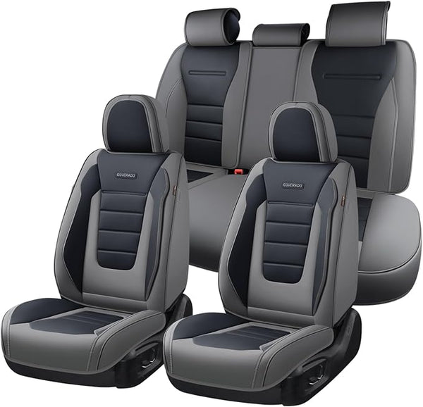 Universal Seat Covers โ Full Set โ Gray / Black