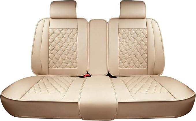 Universal Seat Covers — Rear Seat — Beige