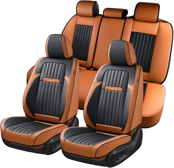 Universal Seat Covers โ Full Set โ Brown / Black