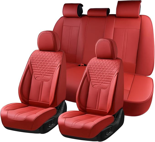 Universal Seat Covers โ Full Set โ Red