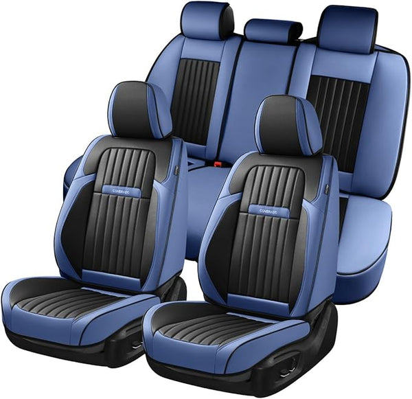 Universal Seat Covers โ Full Set โ Pink / Gray
