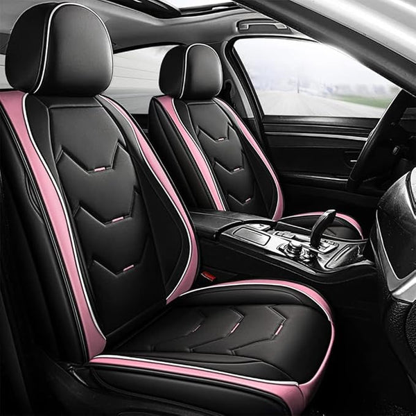 Car Seat Covers โ Full Set โ Pink / Black