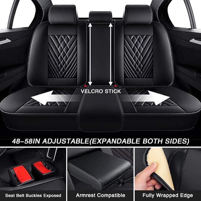 Seat Covers for Toyota C-HR — Full Set — Black