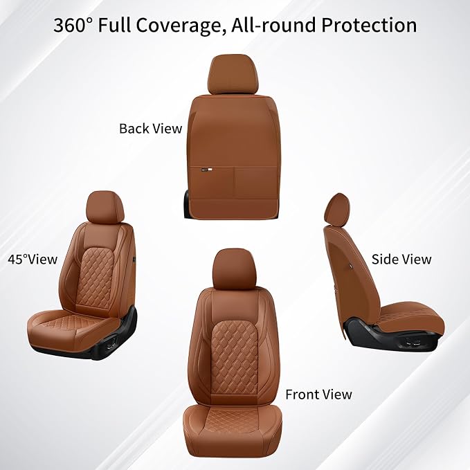 Seat Covers for Chevrolet Silverado / GMC Sierra — Front Seat — Brown