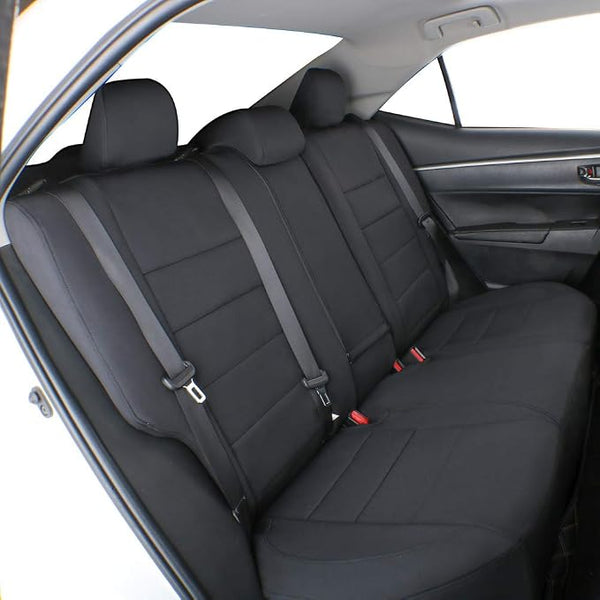 Neoprene Seat Covers for Toyota Tacoma โ Rear Seat โ Black