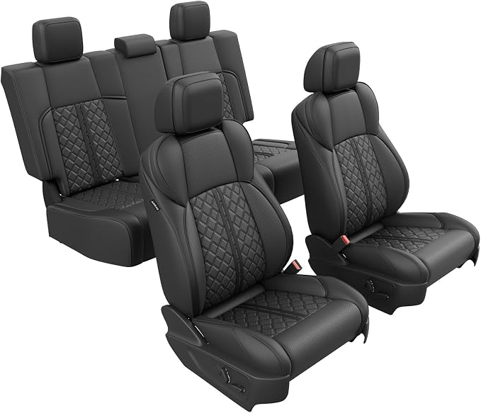 Seat Covers for Toyota Tacoma — Full Set — Black