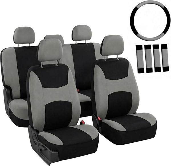 Universal Seat Covers โ Gray / Black