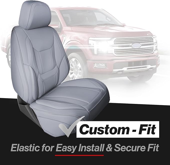 Seat Covers for Ford F-150 — Front Seat — Gray