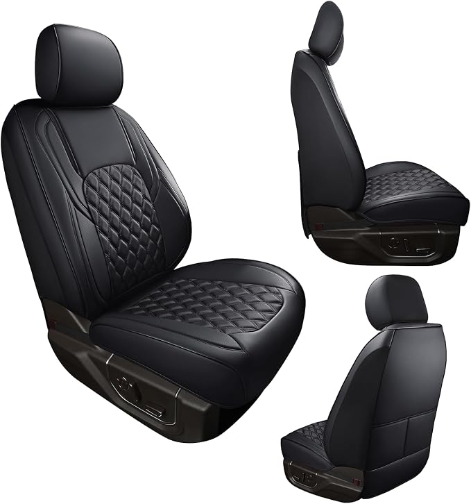 Seat Covers for Multiple Vehicles — Front Seat — Black