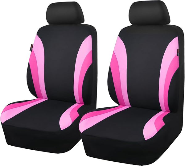 Universal Seat Covers โ Front Seat โ Pink / Black
