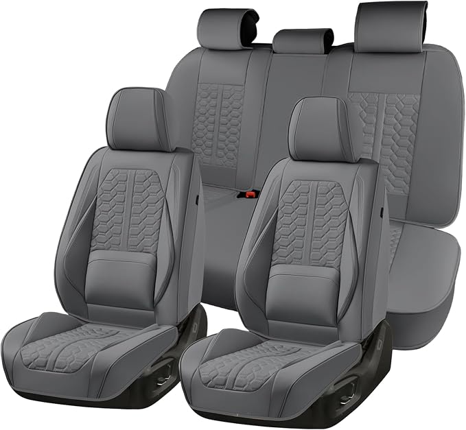 Universal Seat Covers — Full Set — Gray
