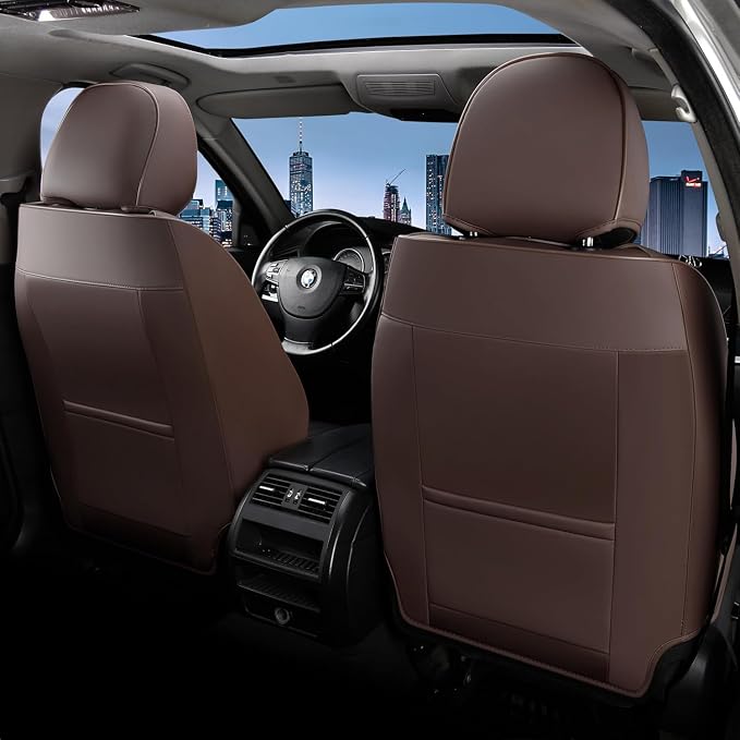 Car Seat Covers — Full Set — Coffee