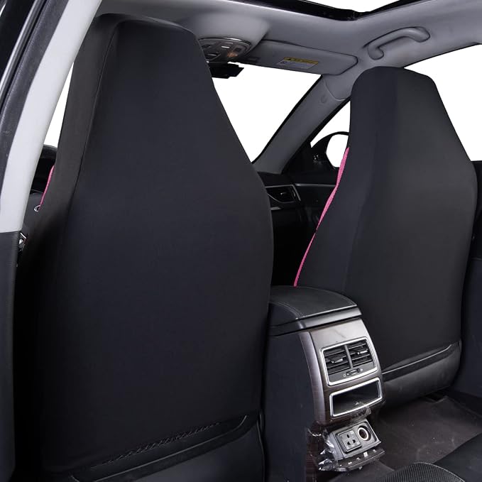 Universal Seat Covers — Front Seat — Pink