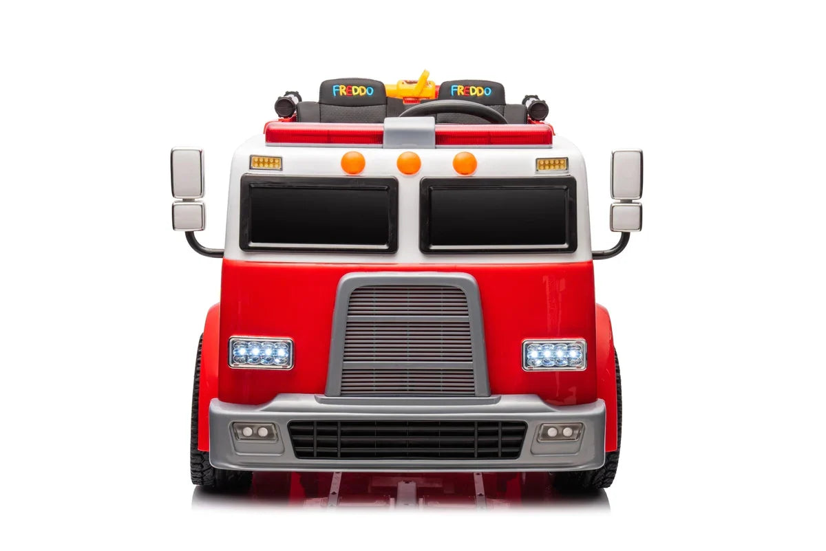 24V Fire Truck 2-Seater Ride-On for Kids