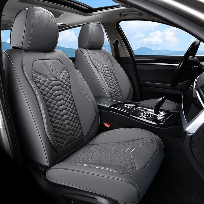 Universal Seat Covers — Full Set — Gray
