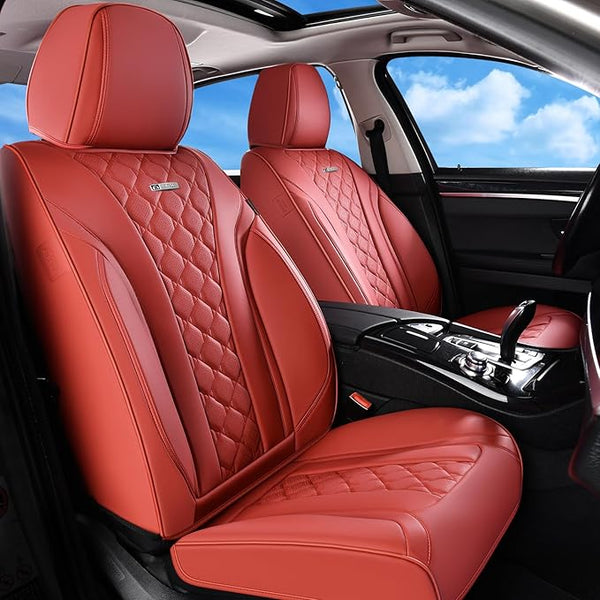 Universal Seat Covers โ Front Seat โ Red