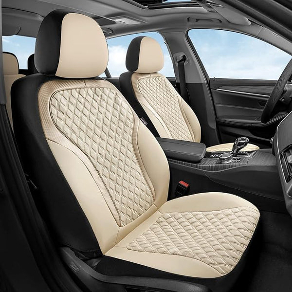 Universal Seat Covers โ Front Seat โ Beige