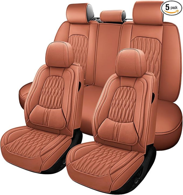 Universal Seat Covers โ Full Set โ Brown
