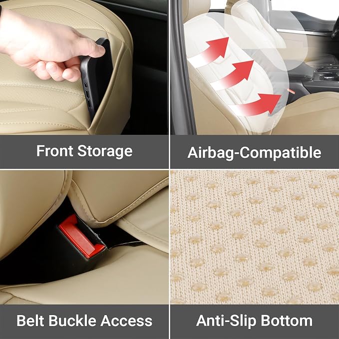Seat Covers for Ford F-150 — Full Set — Beige