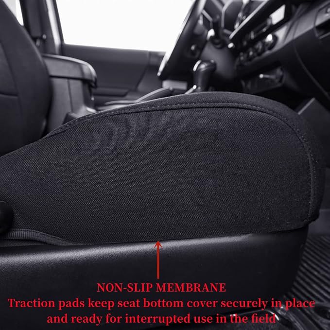 Seat Covers for Toyota Tacoma — Front Seat — Black