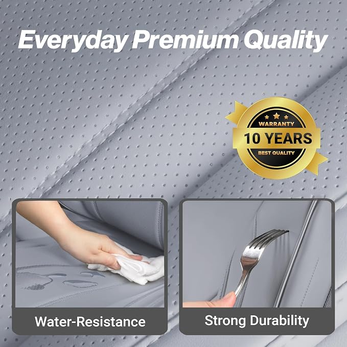 Seat Covers for Chevrolet Silverado — Full Set — Gray